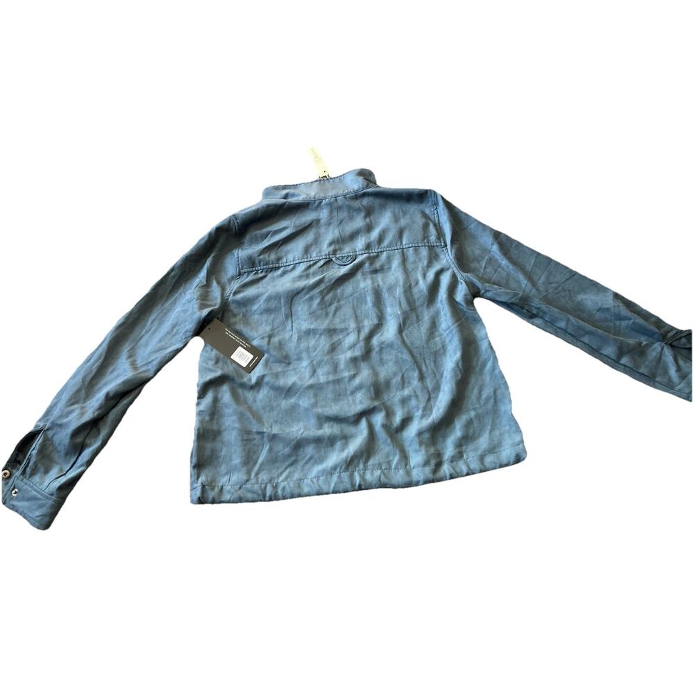 Korye Utility Jacket Womens Size Large Blue Long-Sleeve New With Tags - Picture 5 of 7